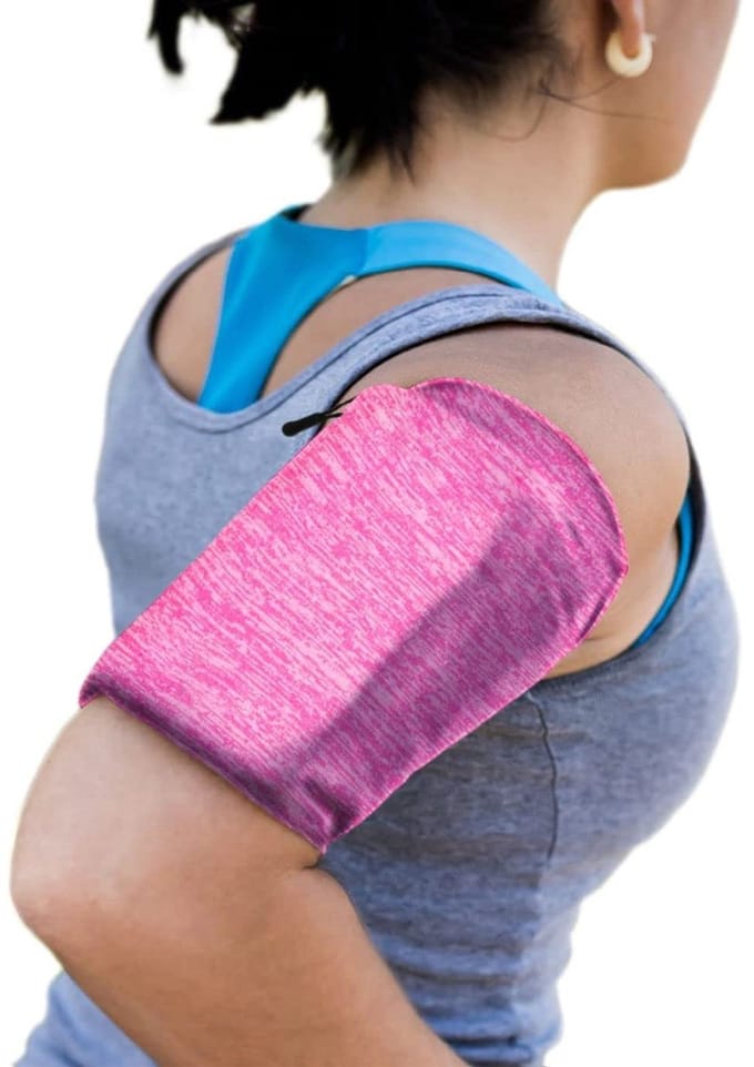 Hurtel - Armband XL - Op Armband - Elastaan - Roze