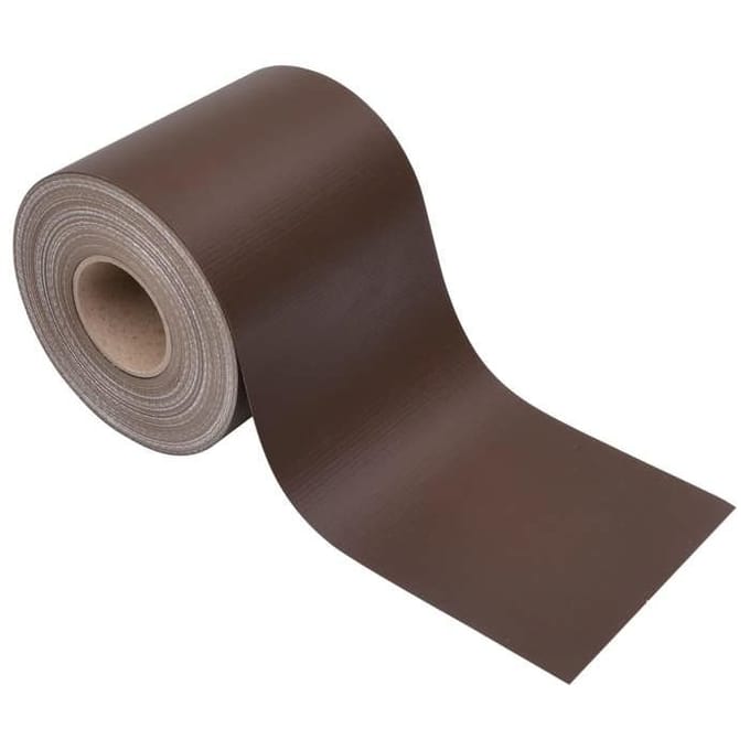 Maison Exclusive - Bande de confidentialité PVC 35 x 0,19 m Marron marron