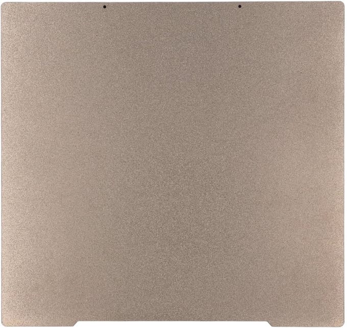 Dailygoods- Bouwplaat Dubbelzijdig 254x241 mm - PEO/PEI - 3D-printerbedplatform - Gladde/getextureerde Oppervlak - Compatibel met Prusa MK3/MK4 - 3D-printerbed