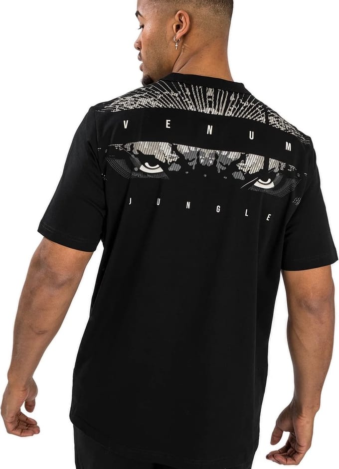 Venum Gorilla Jungle T-Shirt Katoen Zwart Wit - S