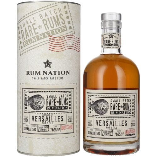 Rum Nation Rare Rums VERSAILLES 2004/2022 59% Vol. 0,7l in geschenkverpakking