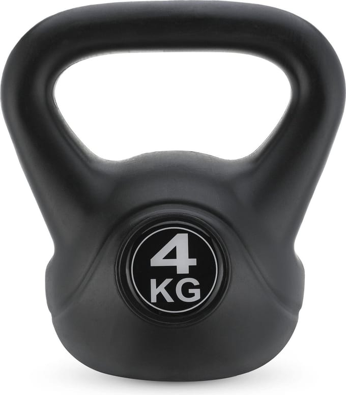 Gymtek® Kettlebell Dumbbell - 4kg - Kettlebell, Halter, Balgewicht
