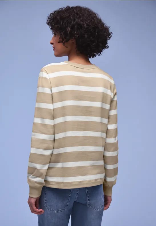 Gestreept sweatshirt