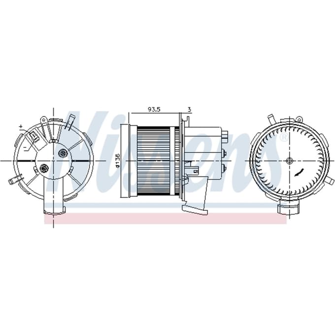 Interieurventilatie NISSENS 87303