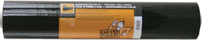 Wikkelfolie cleverpack 500mmx300m 20mu zwart | 6 stuks