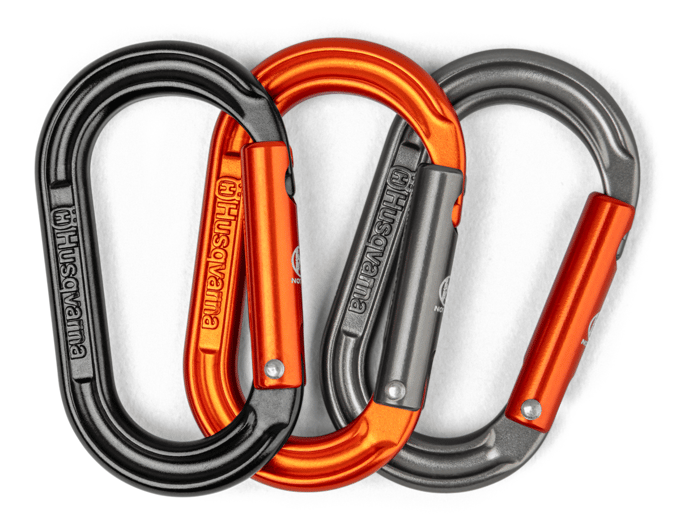 Husqvarna karabijnhaak mini 3 stuks