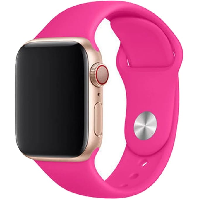 2+1 | Apple Watch Bandje Vyon - Siliconen - Felroze