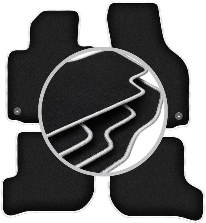 CARLUX-SILVER automatten voor: Volkswagen Golf VI hatchback, variant, stationwagen (2009-2013)