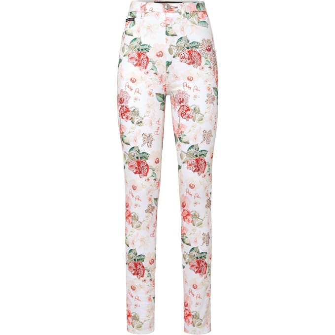 Super High Waist Jegging Flowers