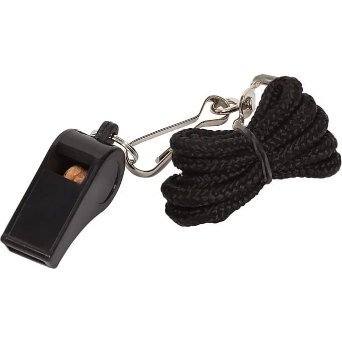 Accessoires voor scheidsrechtersfluit en koord Stanno