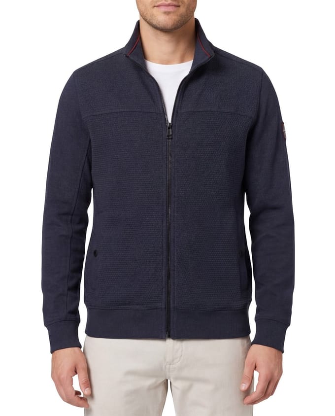Casa Moda vest donkerblauw
