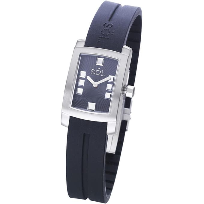 Horloge SOL 10011/2. Kwarts, Kleur zwart. Vrouw.
