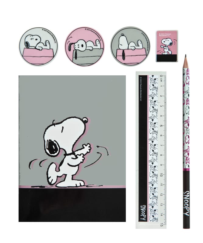 Peanuts Schrijfset - Snoopy - voor Geen - meerkleurig