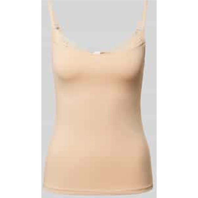 Slim fit top met bandjes en kant