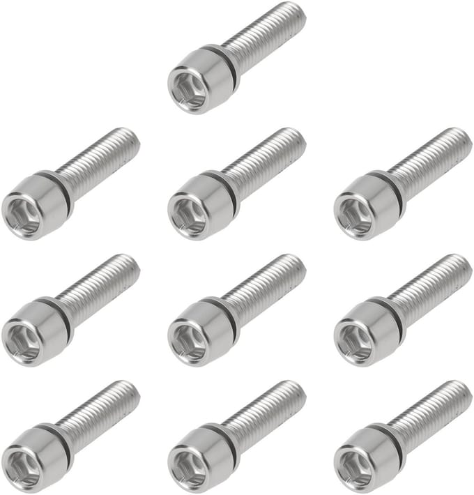 Dailygoods - 10 Stuks Fiets Stuurpen Bouten M5x20mm RVS