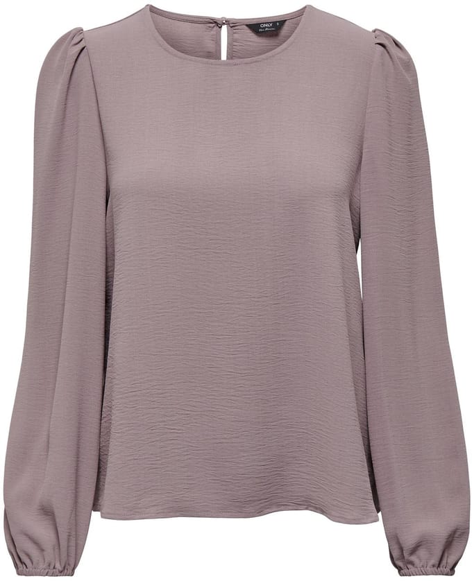ONLY - ONLMETTE L/S O-NECK TOP NOOS WVN - Dames - Blouses