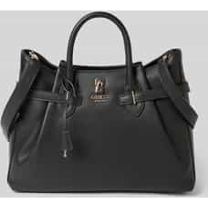 GUESS handtas schoudertas Yesba Girlfriend Satchel Bag Black zwart