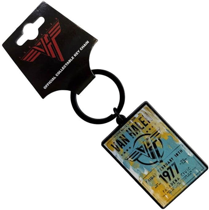 Van Halen - Pasadena '77 Sleutelhanger - Multicolours
