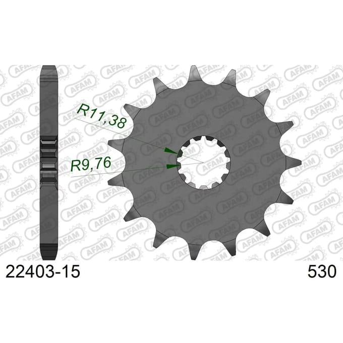 Tandwiel Afam 530 15 dents