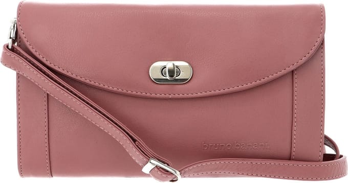 bruno banani Leren Schoudertas Koppeling Isidora Shoulderbag Rose Roze
