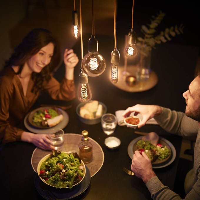 Philips LED Lamp Goud - 35 W - E27 - Extra warmwit licht