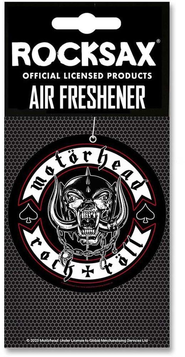 Rocksax Motorhead - Rock + Roll Luchtverfrisser - Multicolours