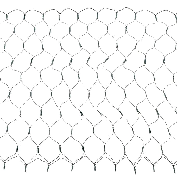 vidaXL Led Net Donkergroen
