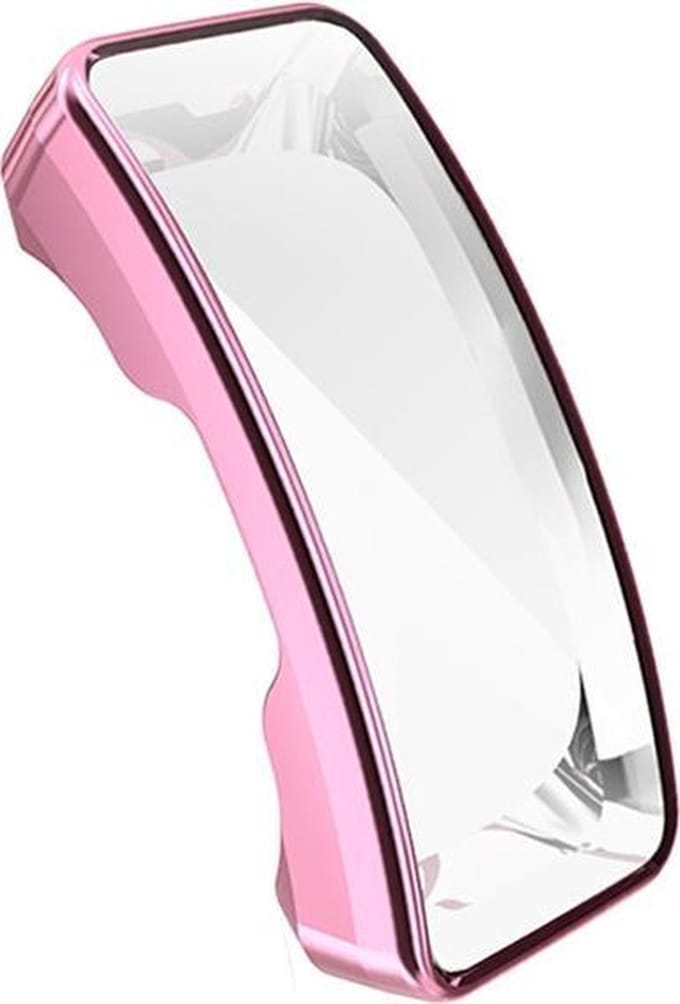 By Qubix - Geschikt voor fitbit Inspire 1 / HR / Ace 2 TPU case (volledig beschermd) - Roze