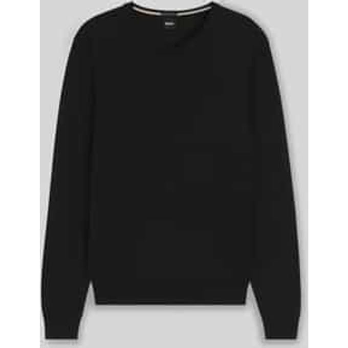 Regular fit gebreide pullover van pure scheerwol, model 'BARAM-L'