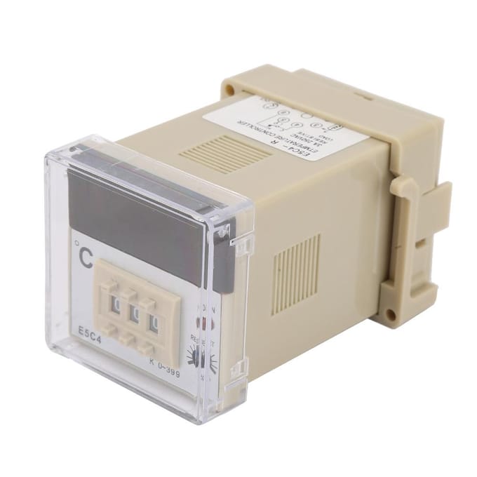 E5C4 Digitale Temperatuurregelaar Thermostaat met K Type Thermokoppel Sensor gray
