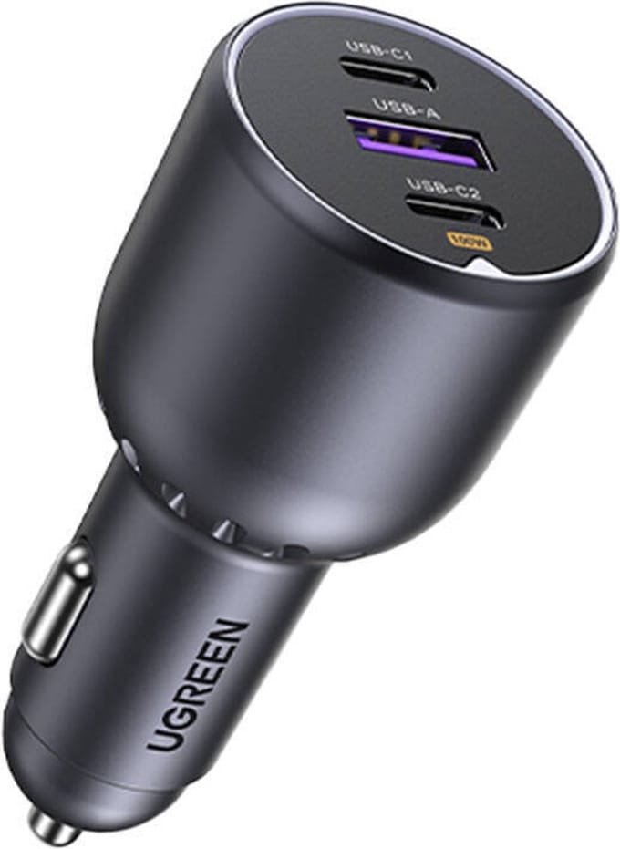 UGREEN Auto-snellader met 3 poorten 130W