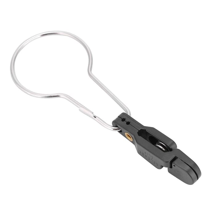Clip à dégagement rapide avec anneau pour planche de pêcheur de poids, mât, downrigger, outriggers T006 1 white