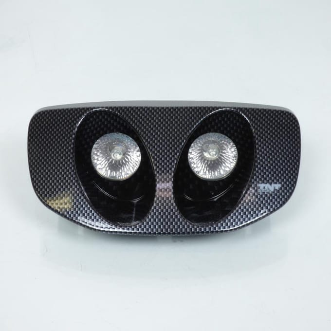Phare avant double optique halogène TNT carbone pour scooter Piaggio 50 Typhoon