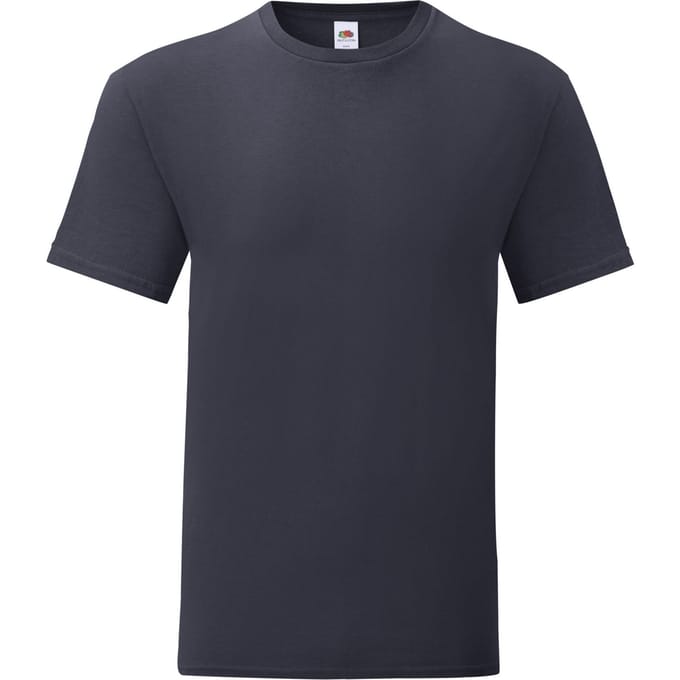 Fruit of the Loom Heren Iconisch 150 T-Shirt (Deep Navy)