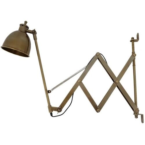 KS Verlichting Muurlamp Ripley Antiek Messing