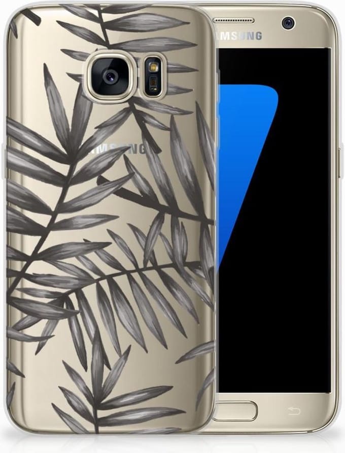 Samsung Galaxy S7 TPU Case Leaves Grey