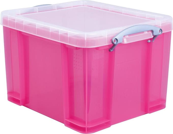 Really Useful Box 35 liter transparant helroze