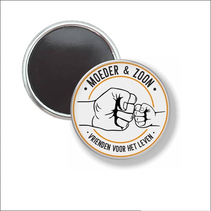 Button Met Magneet 58 MM - Moeder & Zoon - NIET VOOR KLEDING