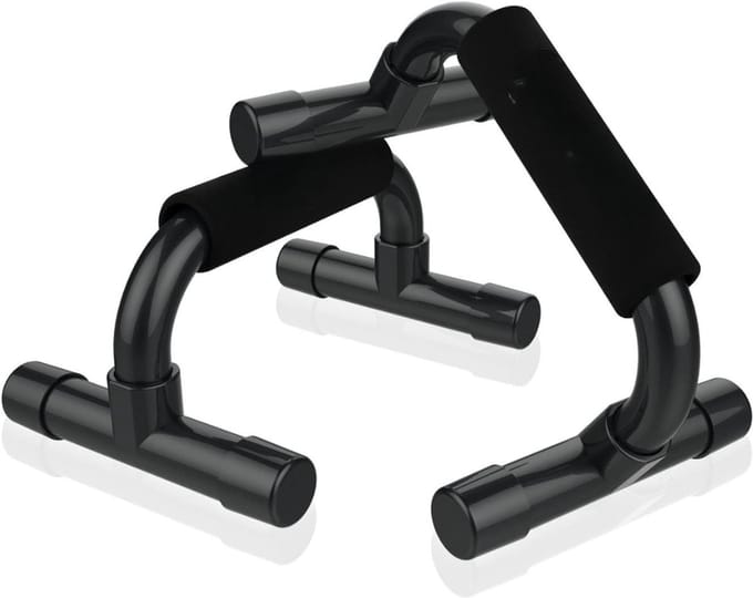 DD® Push Up Grips - Opdruksteun - Parallettes - Zwart - 22cm x 14cm x 12cm