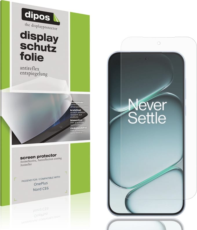 dipos – 4x Matte Beschermfolie geschikt voor OnePlus Nord CE6 | Krasbestendige & antireflecterende Screenprotector Ultra-Thin
