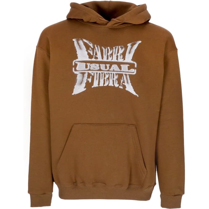 Teamwork-hoodie voor heren X Fabri Fibra Tabak