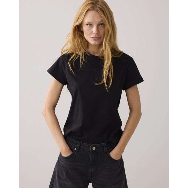 Summum 3s5185-30714 990 rhine stone logo tee black