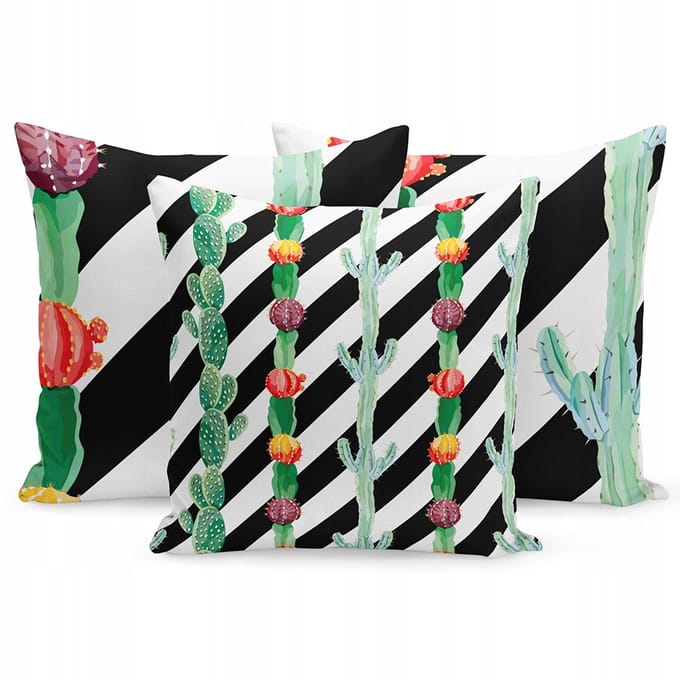 Decoratieve Kussensloop 40x40cm Zacht Microvezel Bloemenprint
