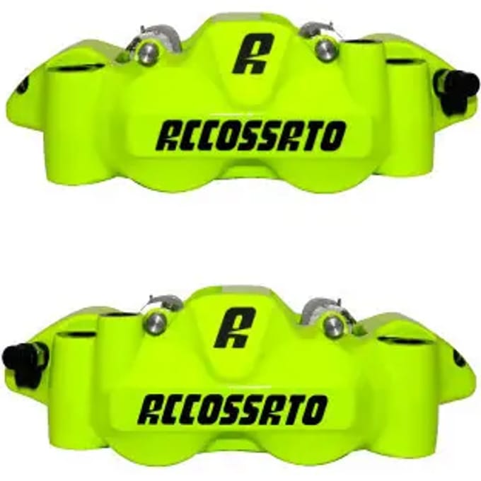 Motorremklauw monoblock met gesinterde remblokken Accossato Radial