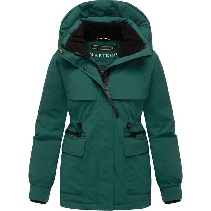 Marikoo dames winterjas Shigaraa met afneembare capuchon & magnetische zakken