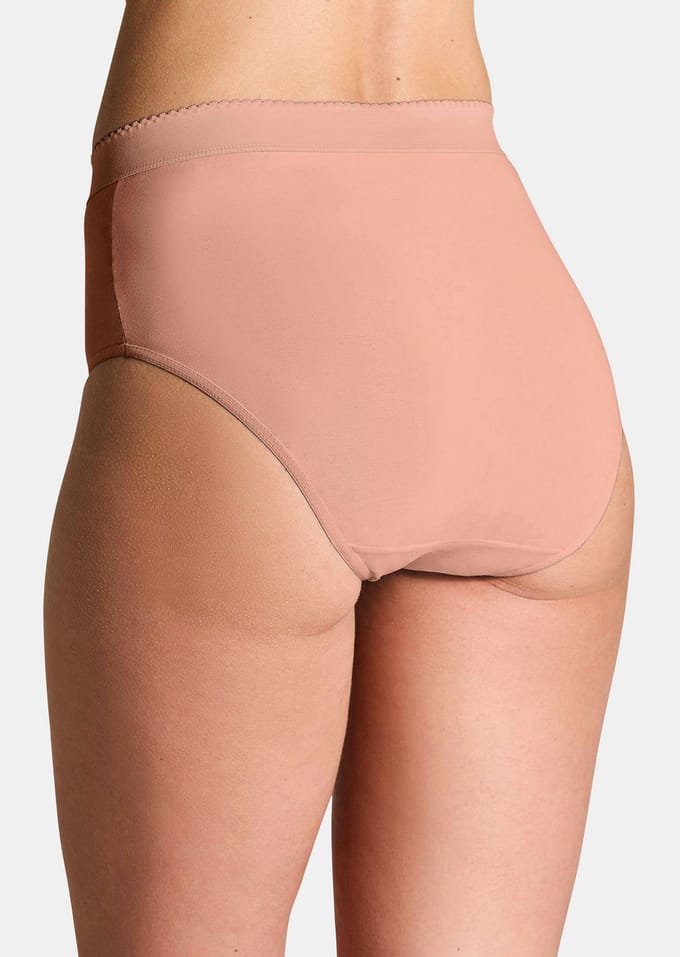 Corrigerende slip in een set van 7 - karamel - Gr. 38 van Goldner Fashion