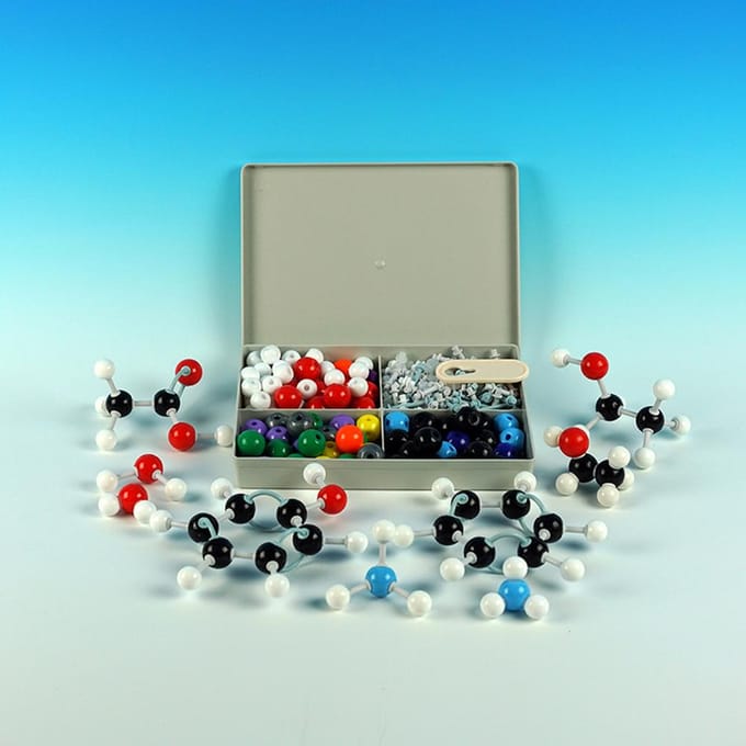 240 pièces Modèles de structure moléculaire Modèles moléculaires Instruments d'enseignement scolaire beige