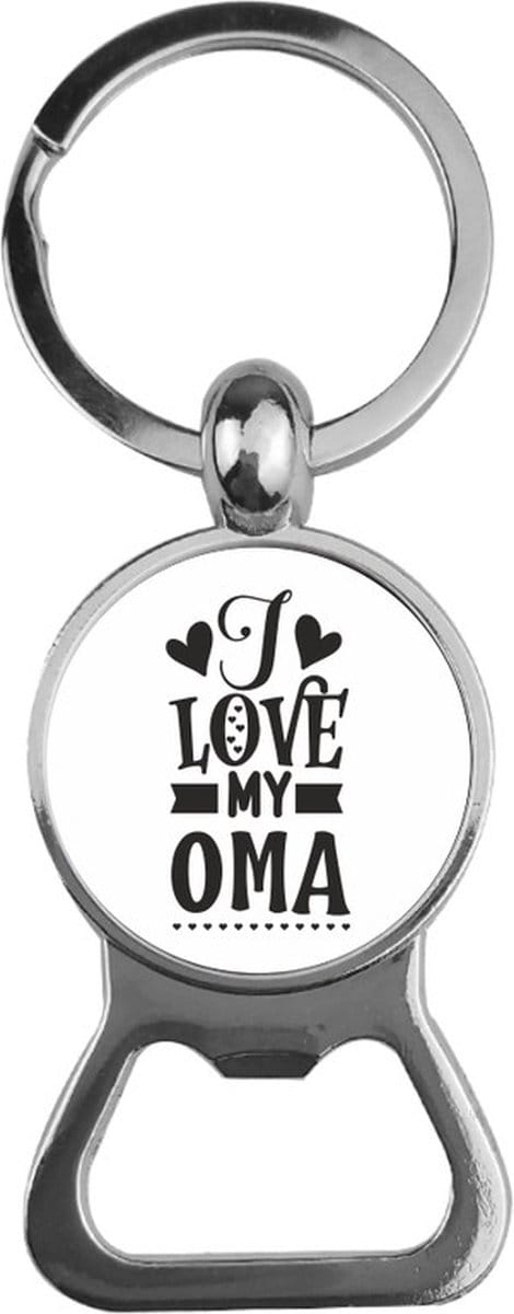 Bieropener Glas - I Love My Oma