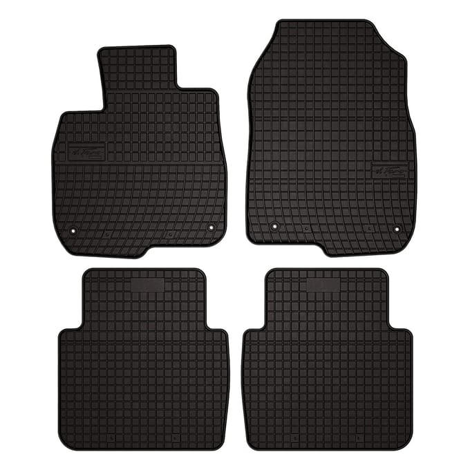 Wielganizator SolidPRO Serie - Rubber Autodywanen - Honda CR-V V SUV - Zwarte - Aangepaste Pasvorm