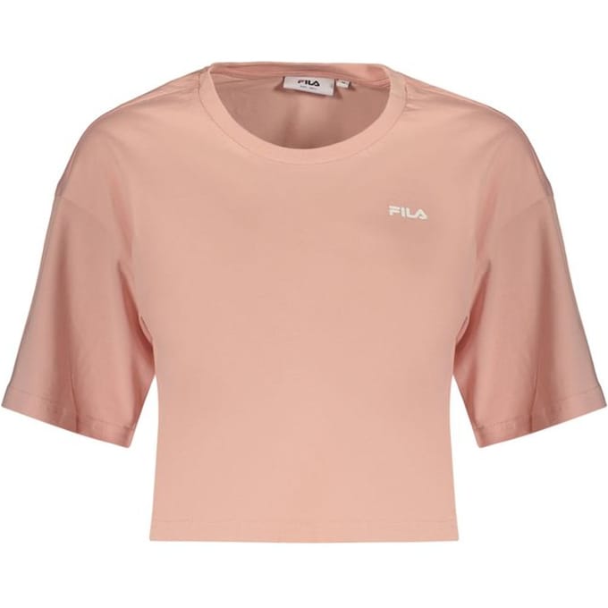 Fila Roze Katoenen Dames T-Shirt
